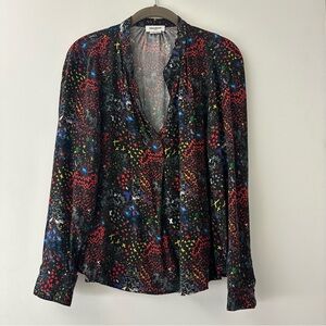 Zadig & Voltaire Tink AO Glam Rock Blouse Chic Edgy Parisian French Style